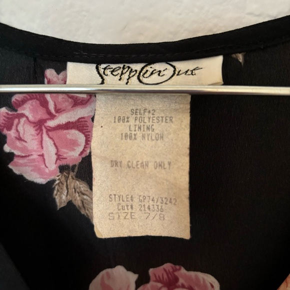 Vintage 90s Floral Sheer Maxi Dress - Picture 7 of 8